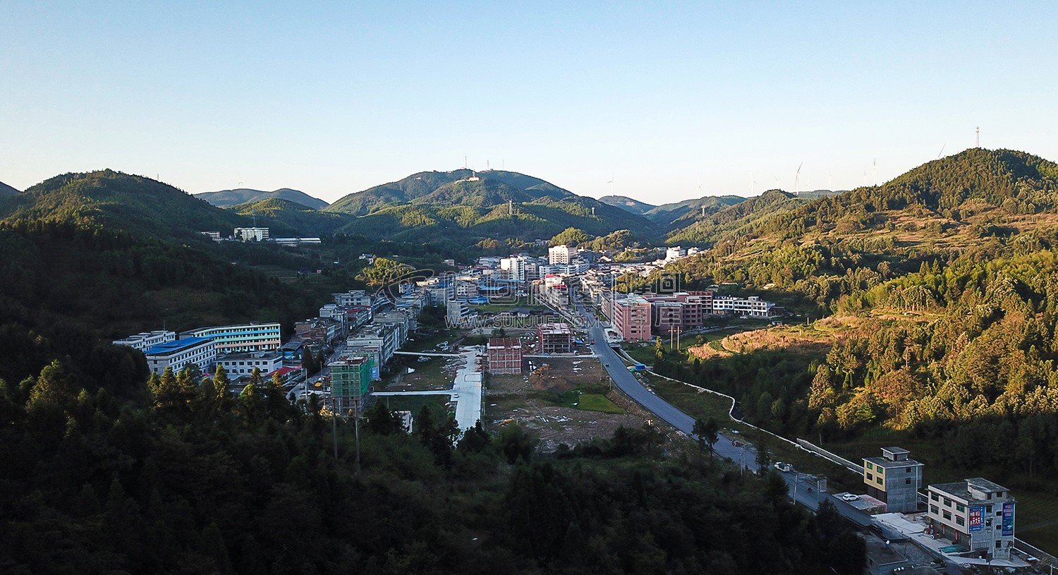 麻塘山方向看小沙江