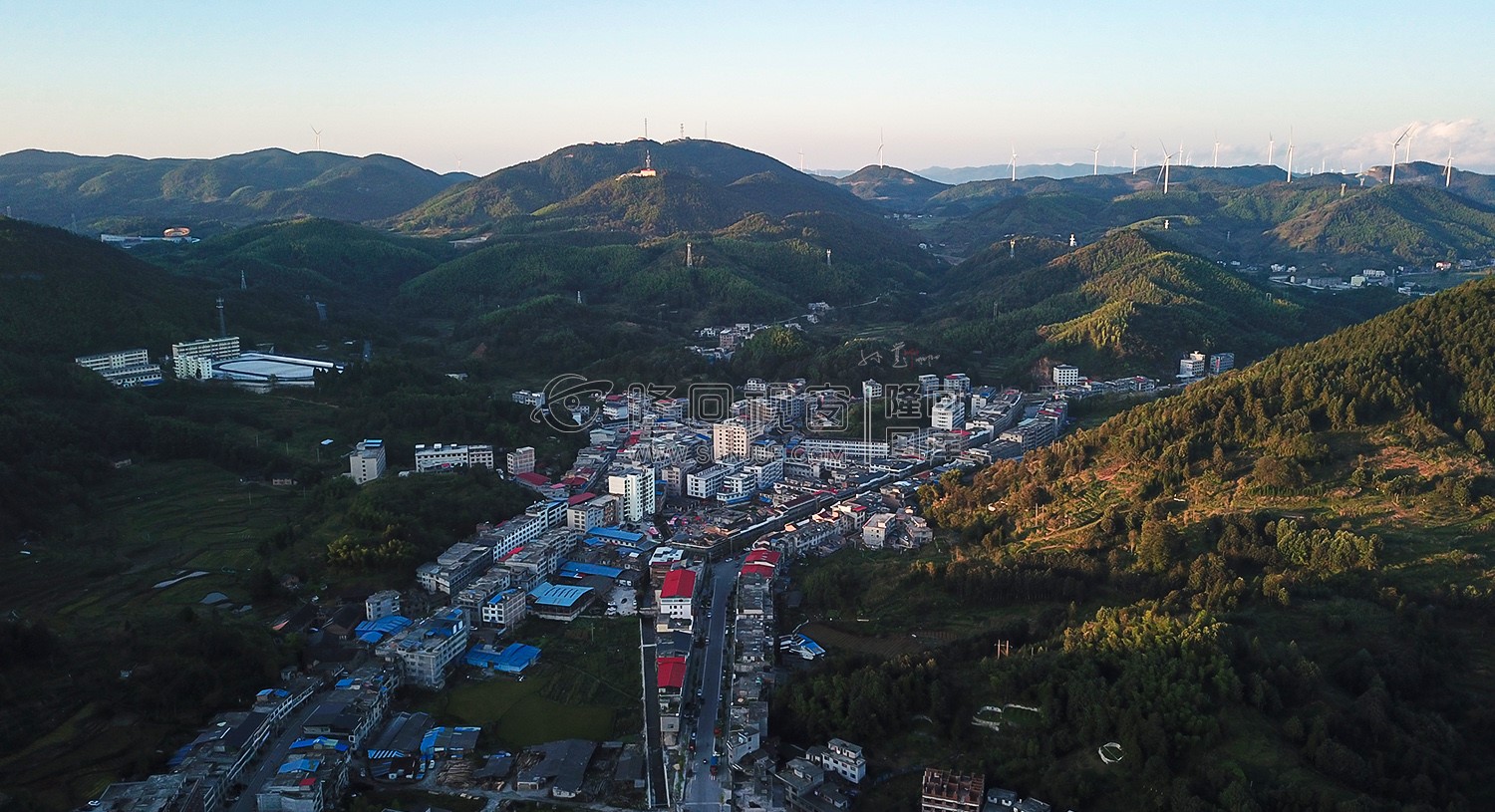 麻塘山方向看小沙江