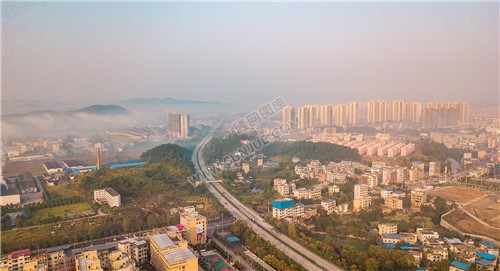 阅江府 紫霞园大桥方向