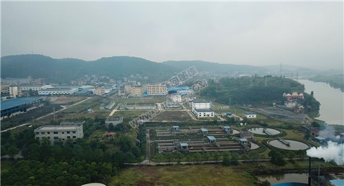 赧水河畔的污水处理厂