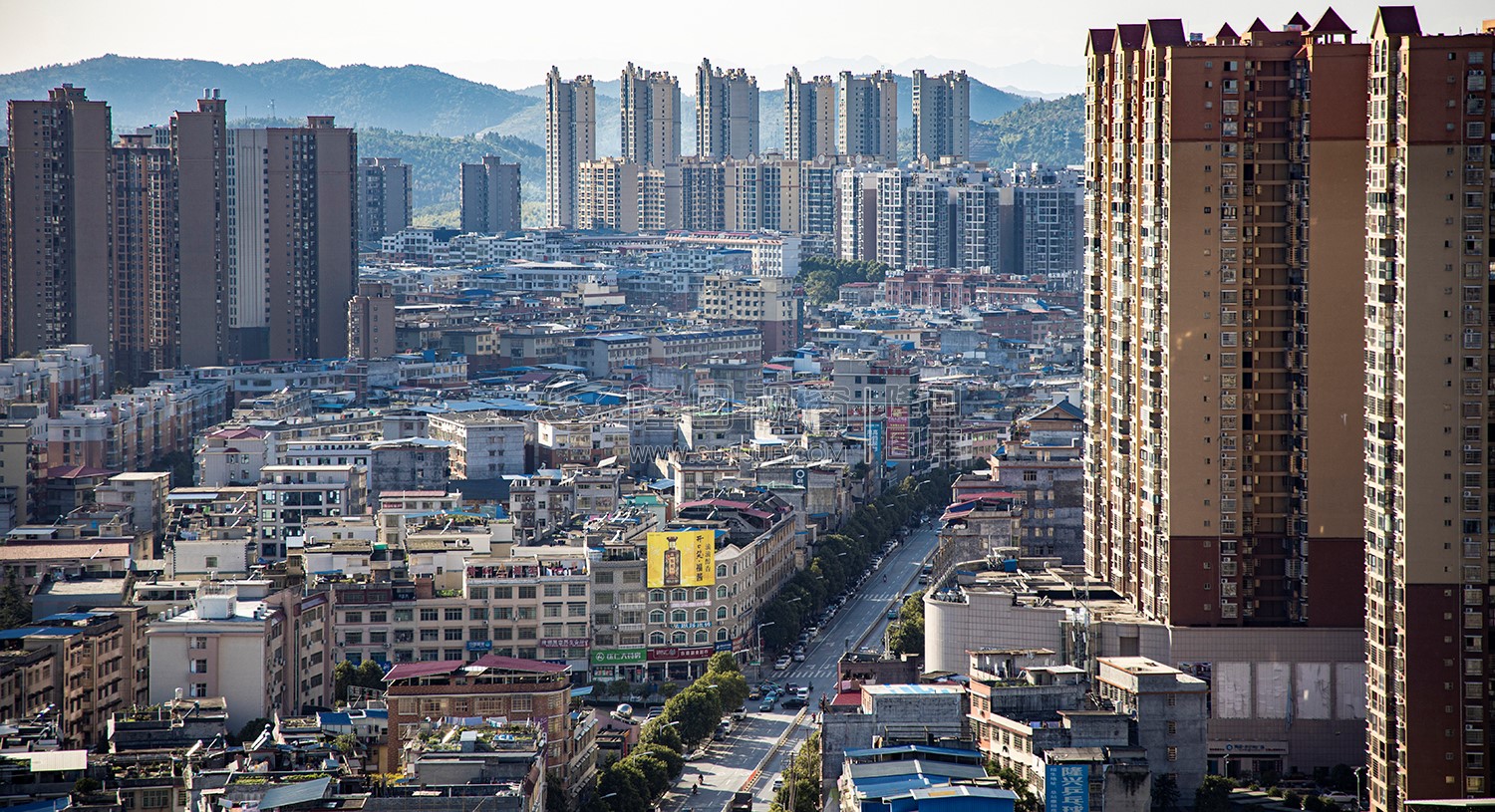 锦绣桃园街道前