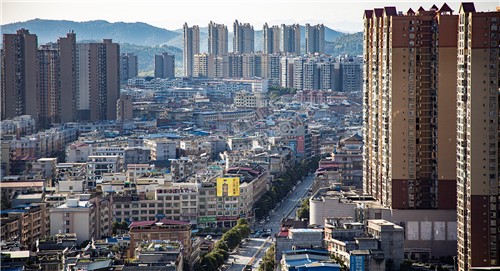 锦绣桃园街道前