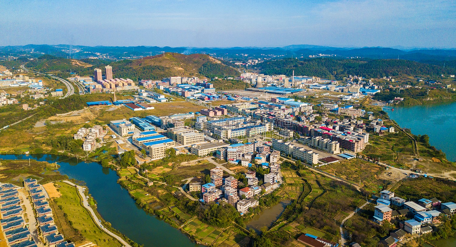 隆回工业园秋天风光