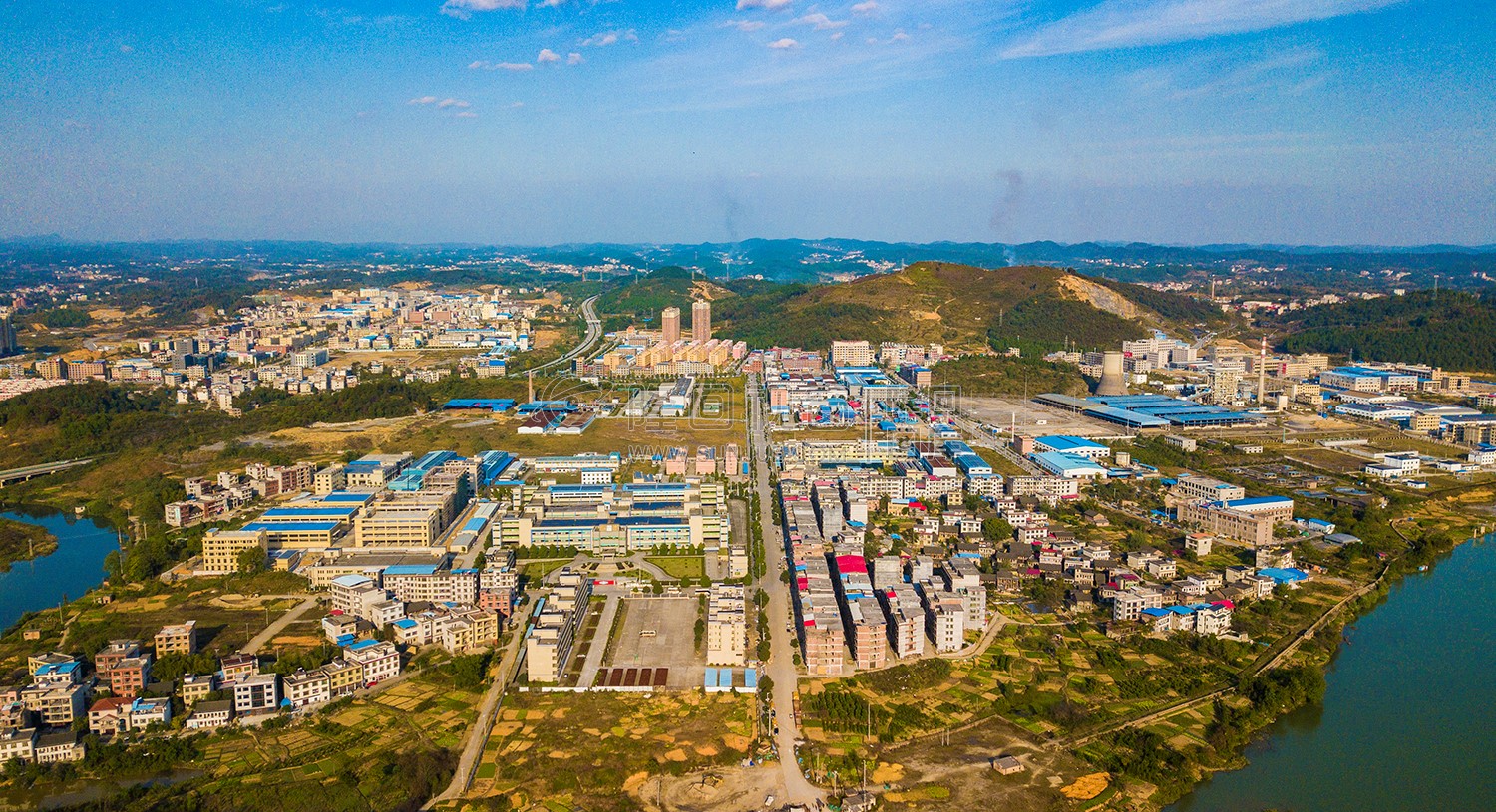 隆回工业园秋天风光