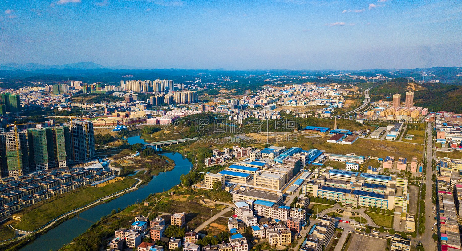 隆回工业园秋天风光