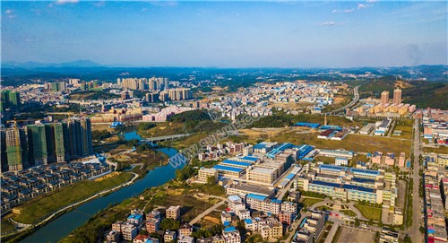 隆回工业园秋天风光