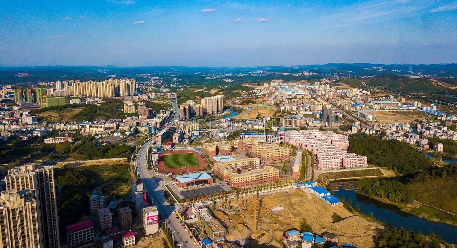 隆回工业园秋天风光