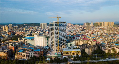 隆回人民医院秋天风光