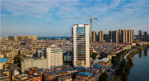 隆回人民医院秋天风光