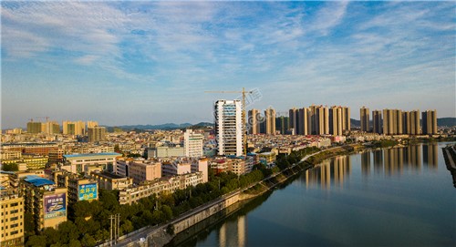 隆回人民医院秋天风光