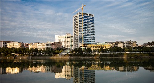 隆回人民医院秋天风光