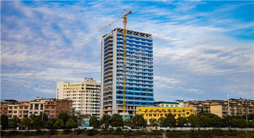 隆回人民医院秋天风光