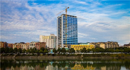 隆回人民医院秋天风光