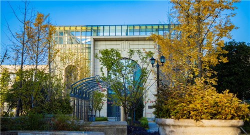 江语城小区花园秋天风景