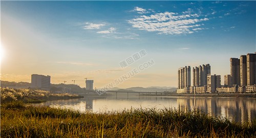 隆回夕阳，赧水河畔的秋天