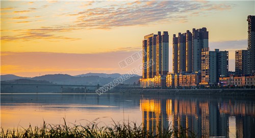 隆回夕阳，赧水河畔的秋天