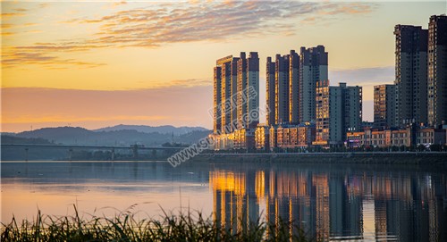 隆回夕阳，赧水河畔的秋天