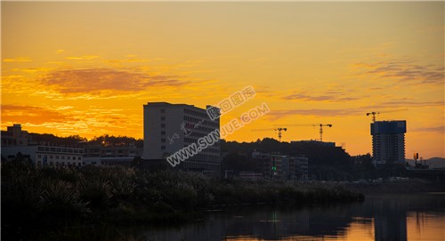 隆回夕阳，赧水河畔的秋天