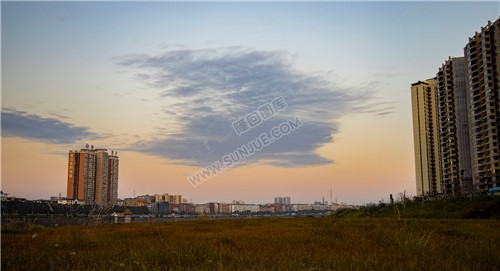 隆回夕阳，赧水河畔的秋天