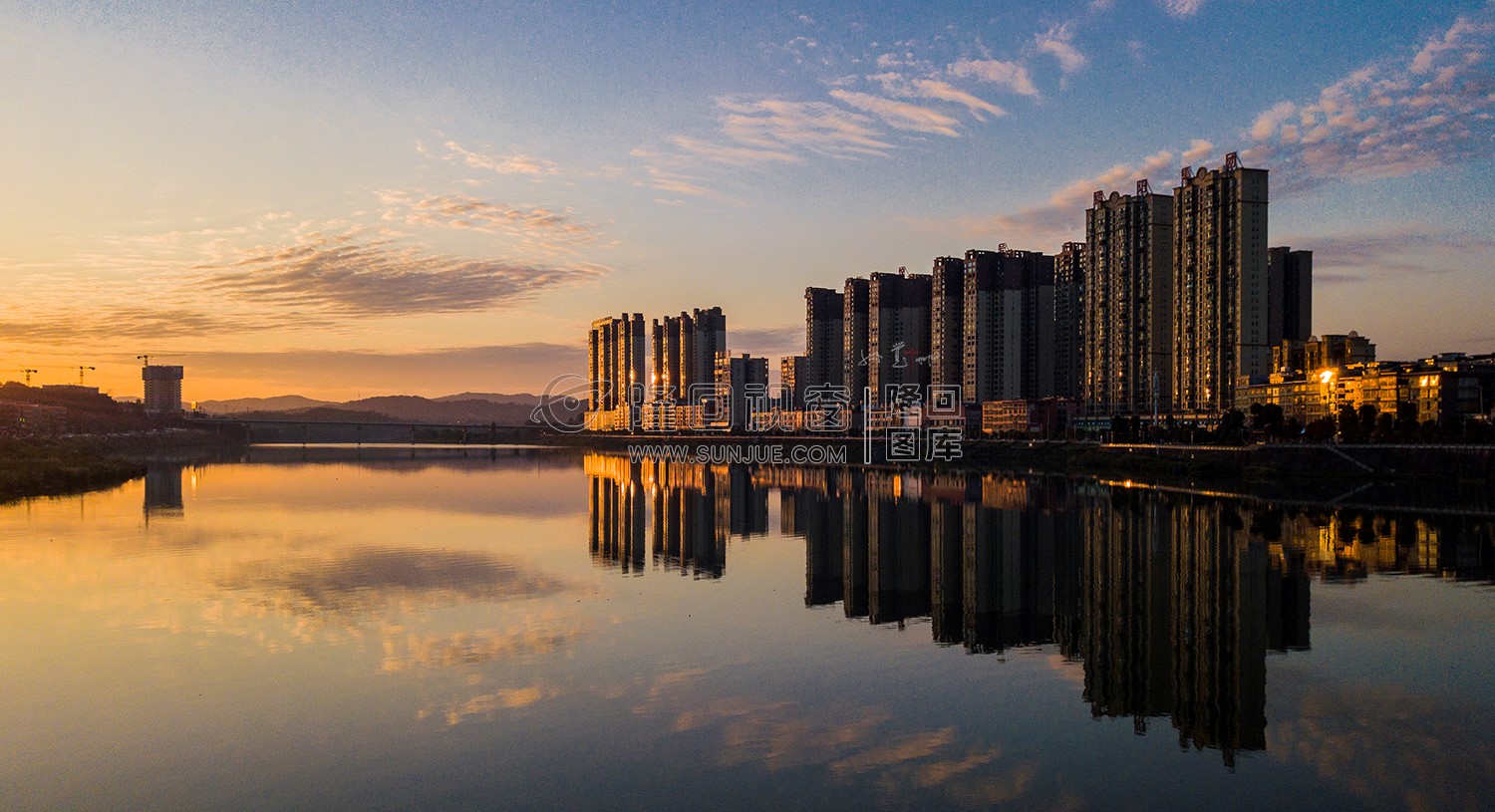 隆回夕阳，赧水河畔的秋天