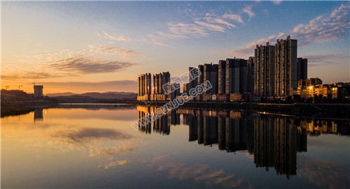隆回夕阳，赧水河畔的秋天