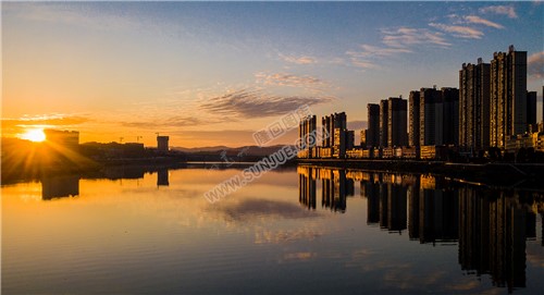 隆回夕阳，赧水河畔的秋天