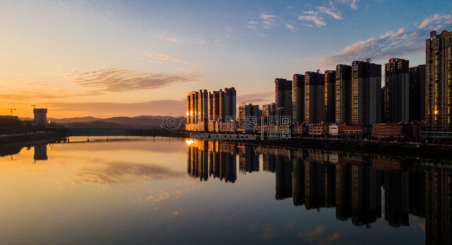 隆回夕阳，赧水河畔的秋天