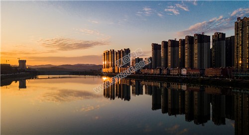 隆回夕阳，赧水河畔的秋天