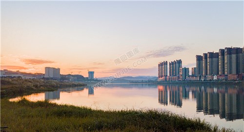 隆回夕阳，赧水河畔的秋天
