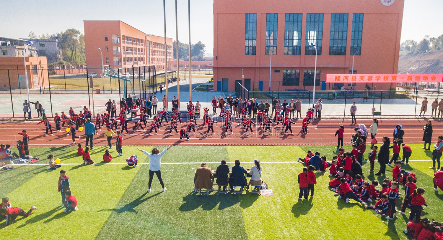 隆回芙蓉学校运动会 2021第一届体操比赛
