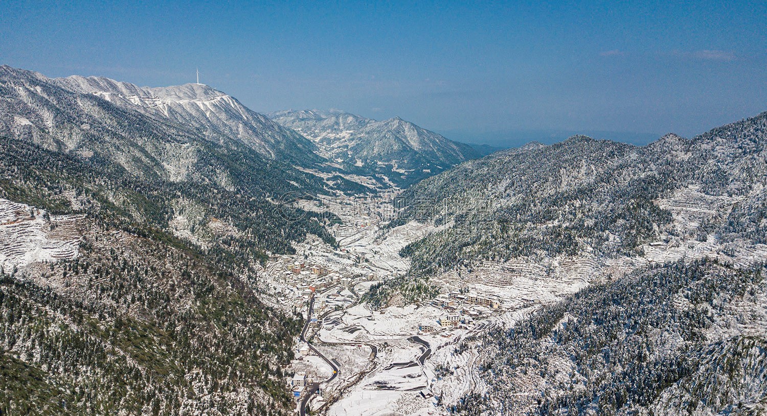 云雾山庄周边雪景