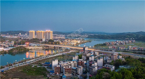 隆回三桥延时、紫霞园大桥月亮湾夜景