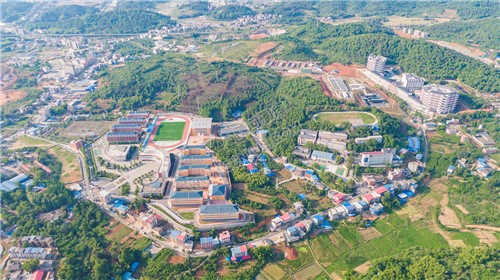 隆回职中高空航拍