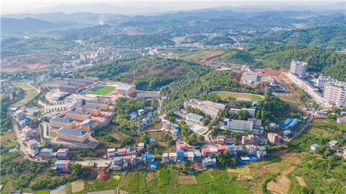 隆回职中高空航拍