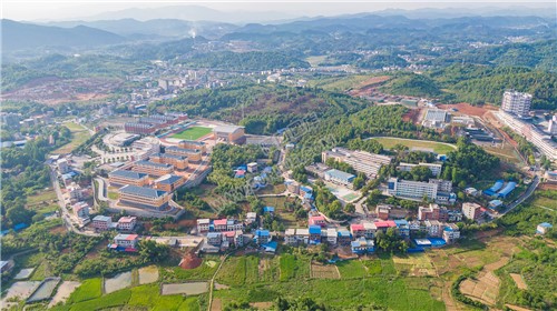 隆回职中高空航拍