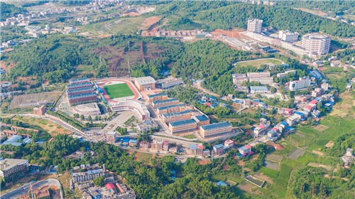 隆回职中高空航拍