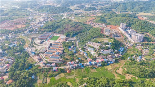 隆回职中高空航拍