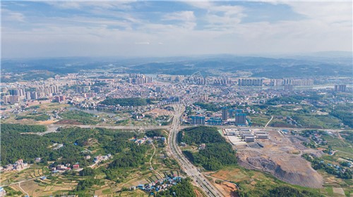 隆回城北区域航拍