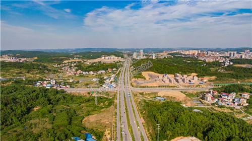 隆回城北区域航拍