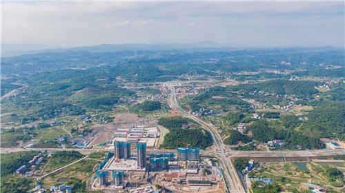 隆回城北区域航拍