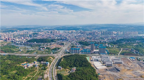 隆回城北区域航拍