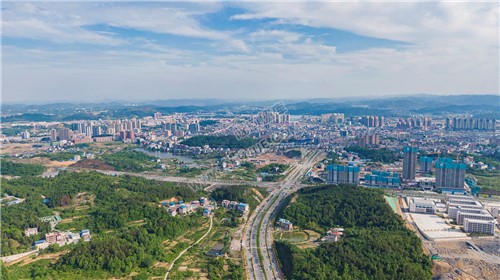 隆回城北区域航拍
