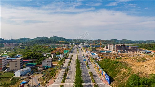 隆回城北区域航拍