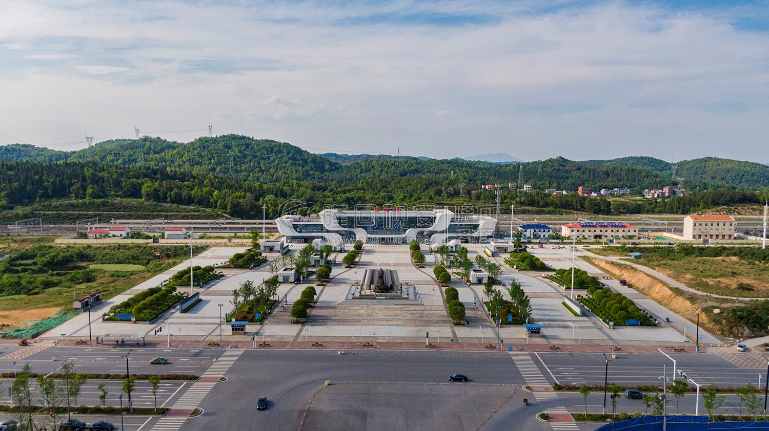 隆回城北区域航拍