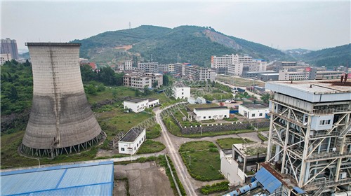 隆回凯迪生物发电厂，已经废弃的工厂