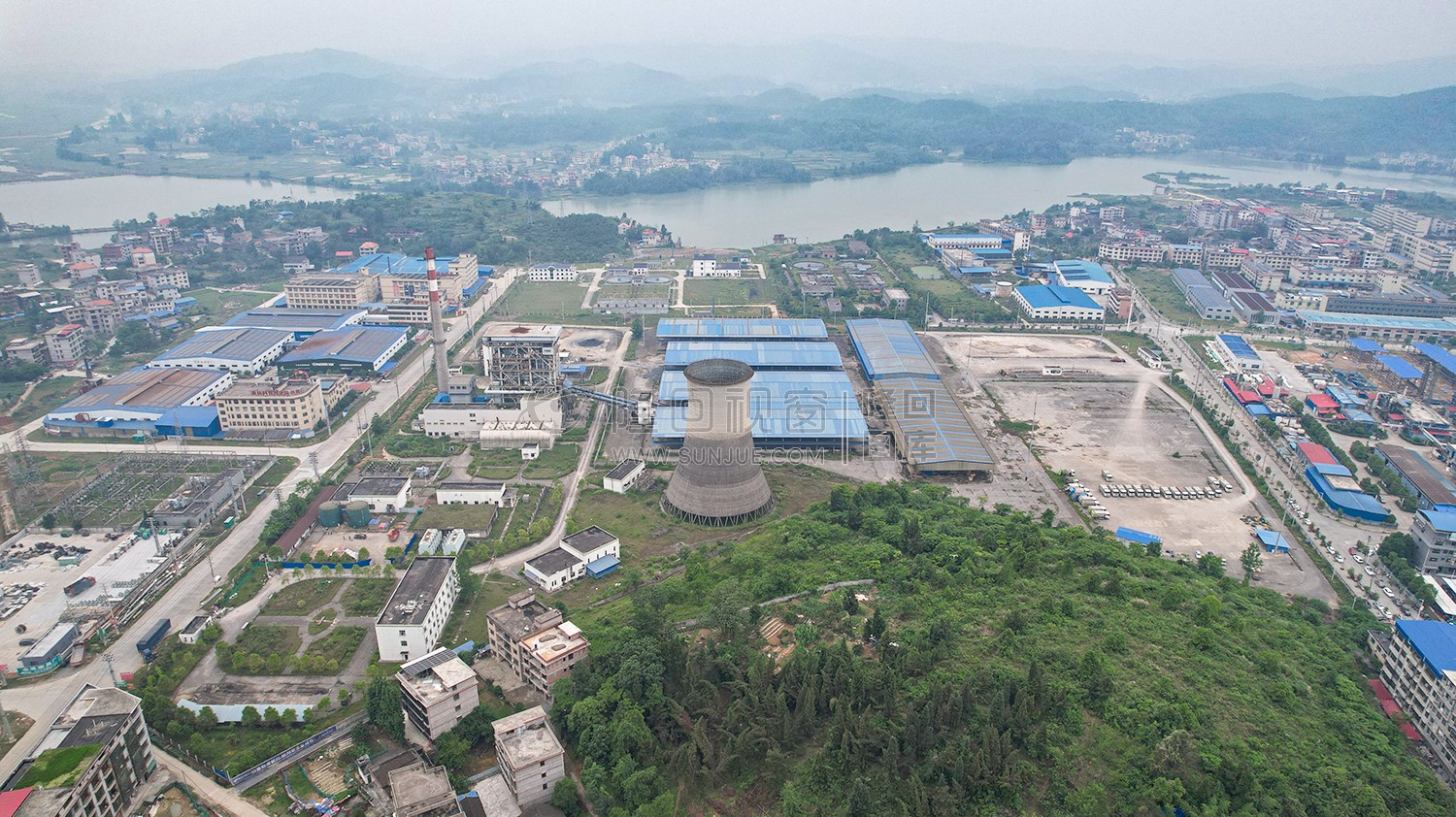 隆回凯迪生物发电厂，已经废弃的工厂