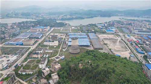 隆回凯迪生物发电厂，已经废弃的工厂