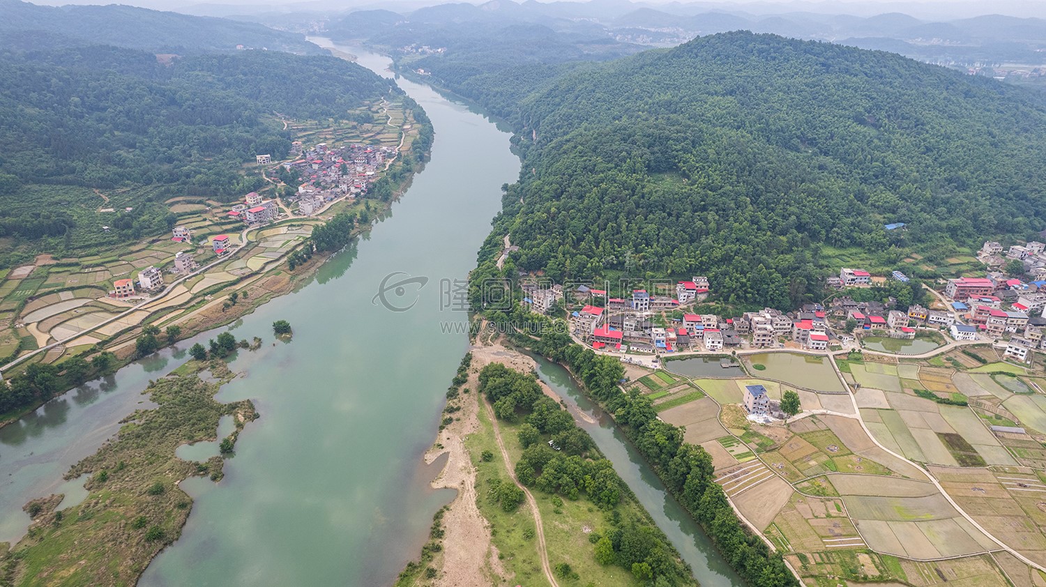 隆回易坪河滩，户外旅游休闲好去处