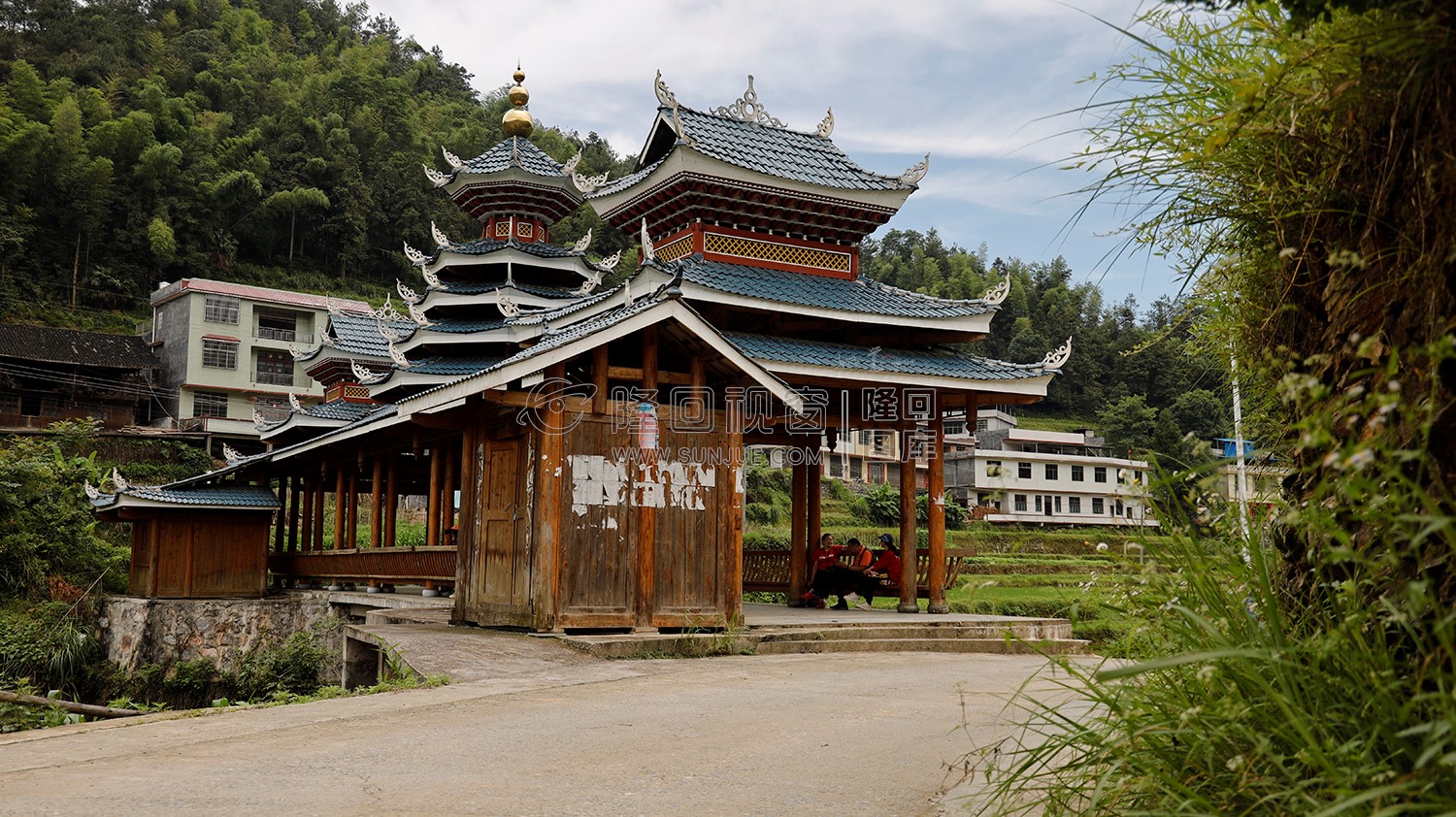 西山村观音阁廊桥