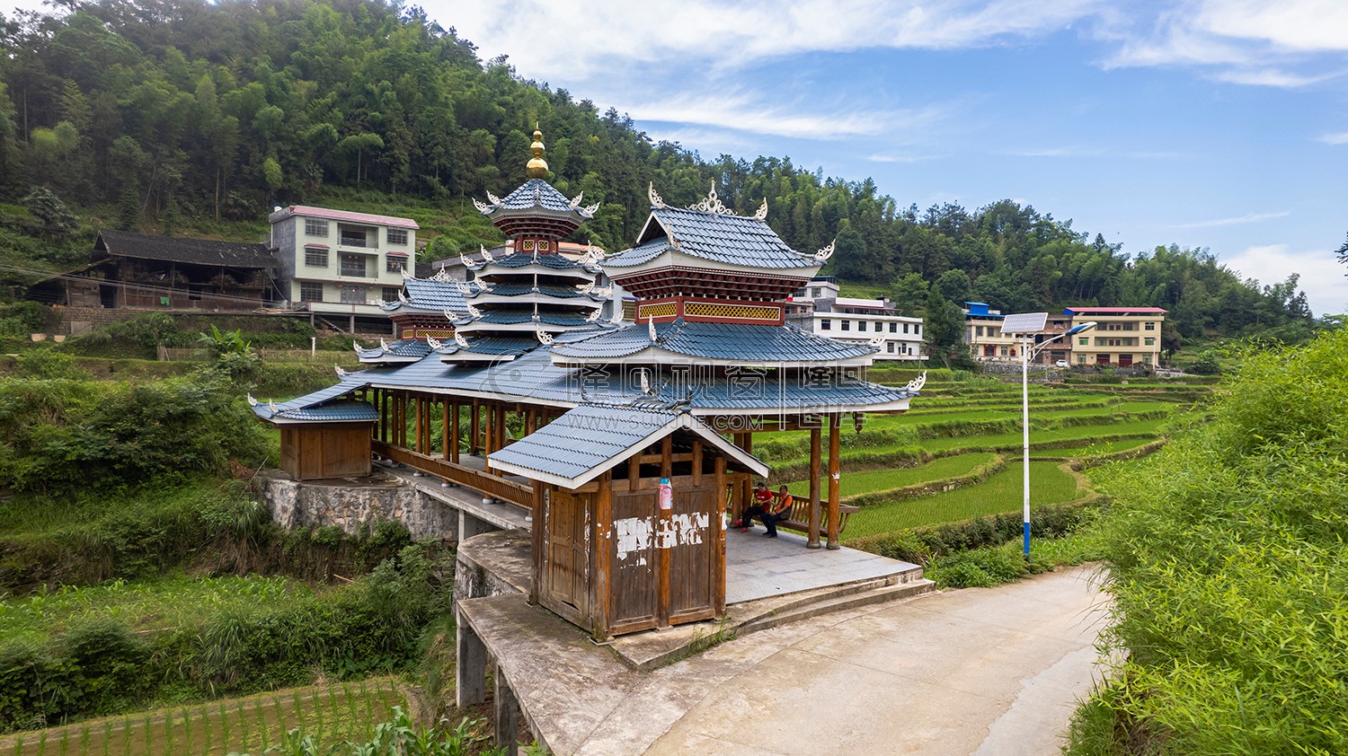 西山村观音阁廊桥